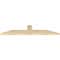 Ekena Millwork Portland Rough Sawn Timber Gable Bracket, Douglas Fir, 48"W x 10"H x 2"D x 4"F, 5/12 Pitch GBW048X10X0204POR00RDF - alternate 5